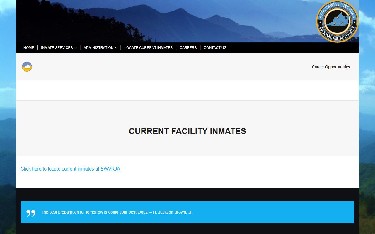 Russell County inmate population current inmate locator through SWVRJA